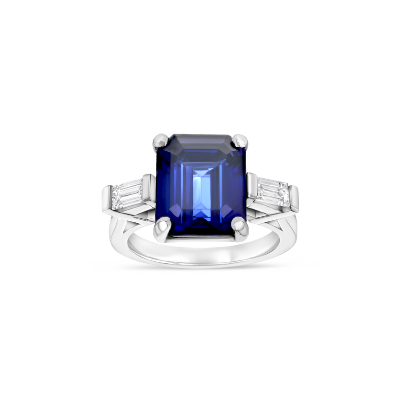 5 ct Ceylon Royal Blue Sapphire Ring