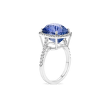 12 ct Unheated Blue Sapphire Ring