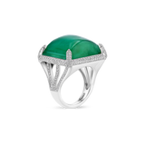 41.25 ct Emerald Cabochon Ring