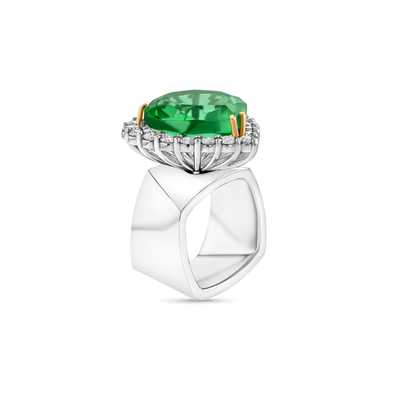 16 ct Muzo Mine Colombian Emerald Ring