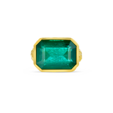 15.5 ct Zambian Emerald Ring