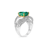 4.5 ct Colombian Emerald & Diamond Ring