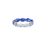 Ceylon Blue Sapphire Eternity Ring
