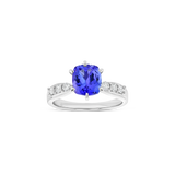 1.54 Blue Tanzanite Ring