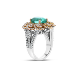 5.10 ct Brazillian Paraiba Tourmaline Ring