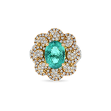 5.10 ct Brazillian Paraiba Tourmaline Ring