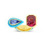 Tourmaline & Sapphire Ring