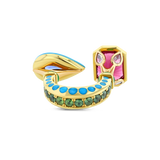 Tourmaline & Sapphire Ring