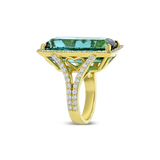 15.5 ct Blue Tourmaline Ring