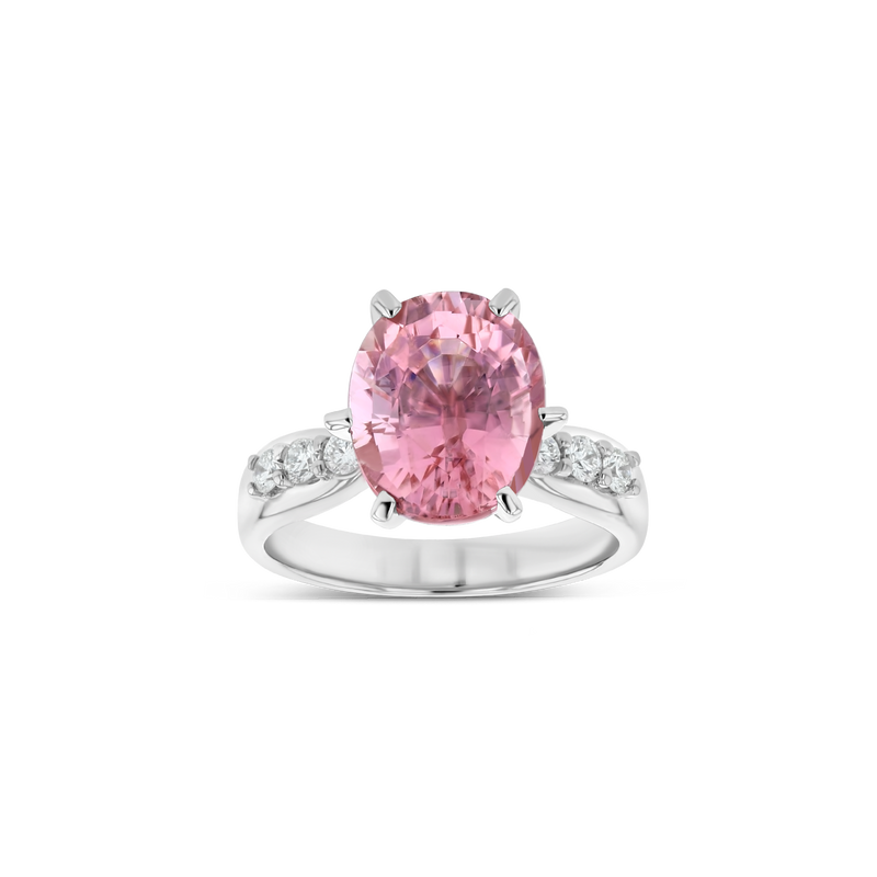 3 ct Baby-Pink Tourmaline Ring