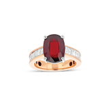 5.1 ct Pigeon Blood Ruby Rose Gold Ring