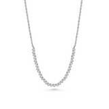 Diamond Tennis Necklace in White Gold