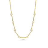 8 ct Yellow & White Diamond Necklace