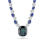 Sapphire & Diamond Necklace