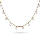 5 ct Floating Diamond Necklace