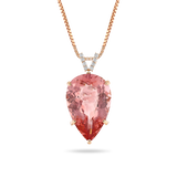 50 ct Morganite Pendant Necklace