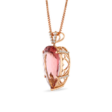 50 ct Morganite Pendant Necklace