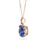 12 ct Iolite Pendant Necklace