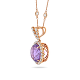 14 ct Amethyst Pendant Necklace