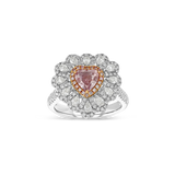 Fancy Pink Diamond Ring & Earrings Set