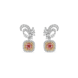 Fancy Pink Diamond Ring & Earrings Set