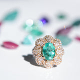 5.10 ct Brazillian Paraiba Tourmaline Ring