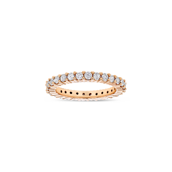 1.25 ct Diamond Eternity Band in Rose Gold