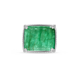 41.25 ct Emerald Cabochon Ring