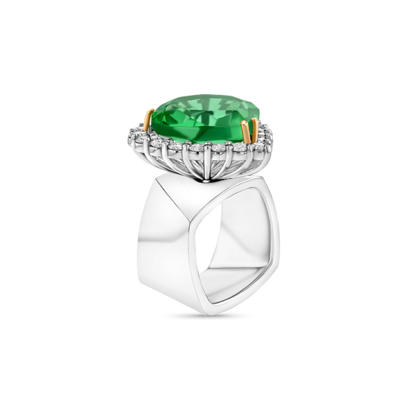 16 ct Muzo Mine Colombian Emerald Ring