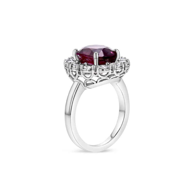5 ct Pigeon Blood Ruby Engagement Ring