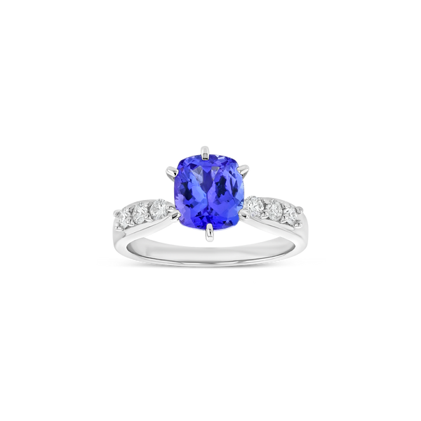 1.54 Blue Tanzanite Ring