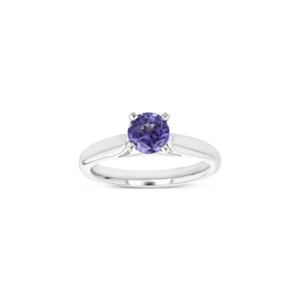 1 ct Purple Sapphire Ring