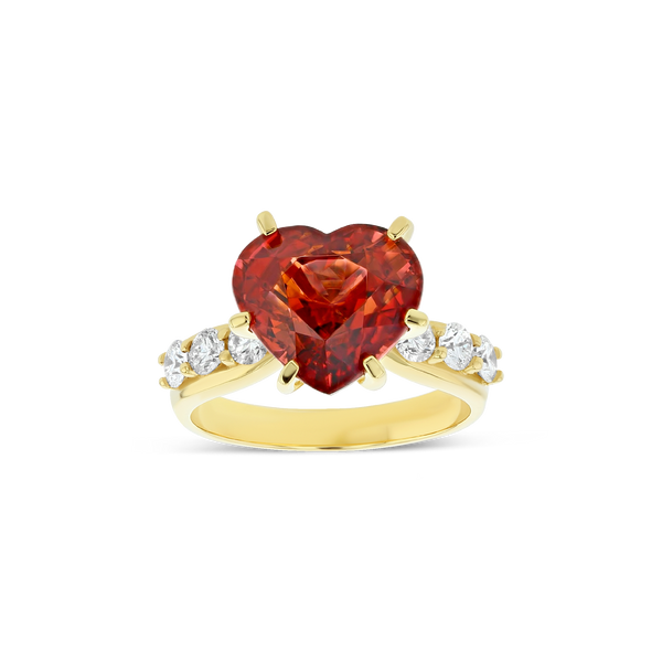 5 ct Heart-Shaped Tourmaline Ring