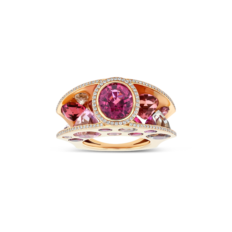 28 ct Pink Tourmaline Ring