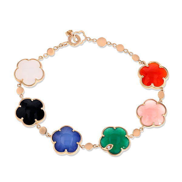 Pascal Bruni Rose-Gold Clover Bracelet
