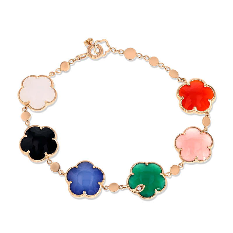 Pascal Bruni Rose-Gold Clover Bracelet