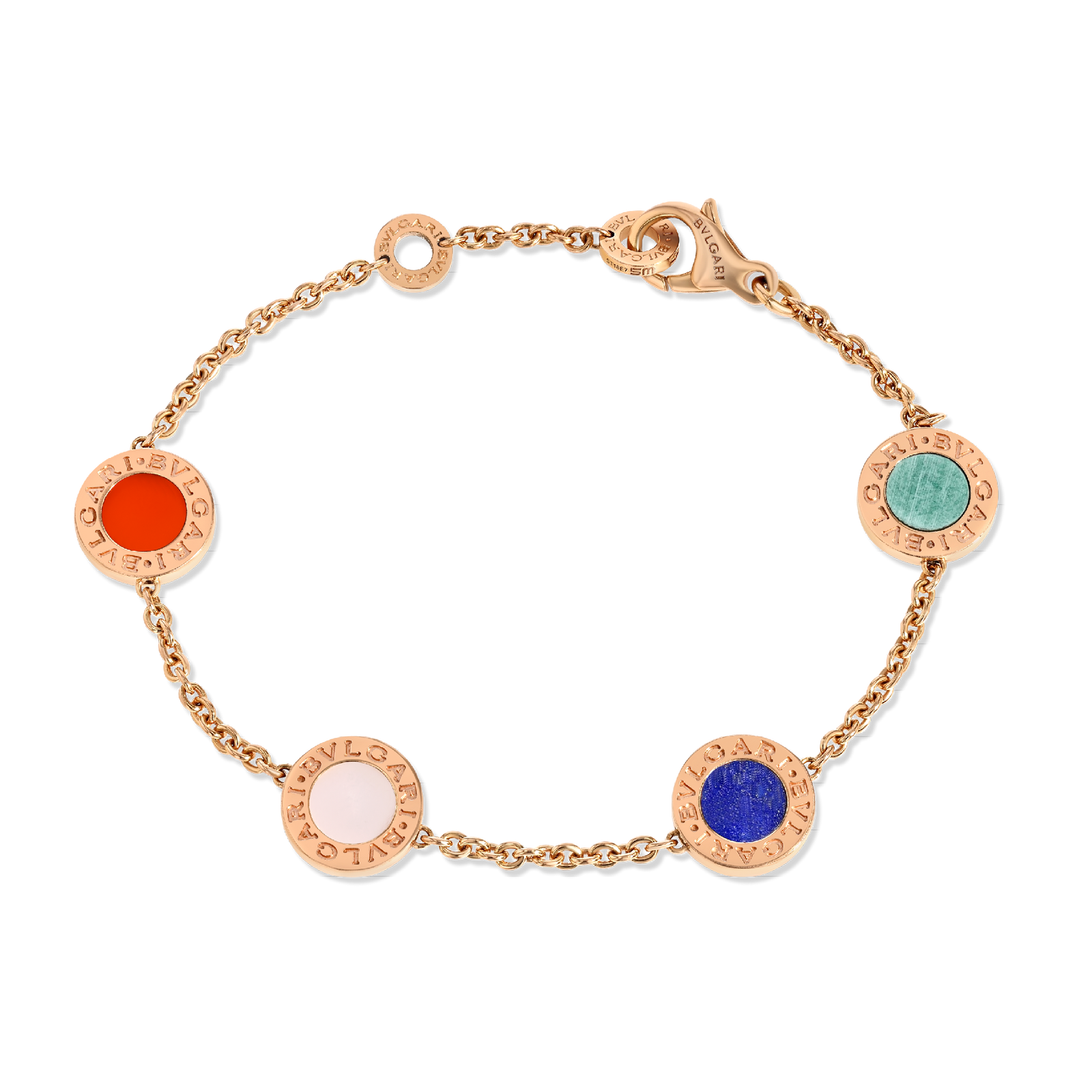 Bvlgari Four-Stone Bracelet in Rose Gold – Wabby's Jewels & Gems