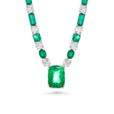Colombian Emerald & Diamond Necklace