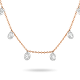 7.5 ct Floating Diamond Necklace