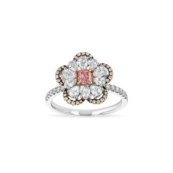 0.22 ct Pink Diamond Ring