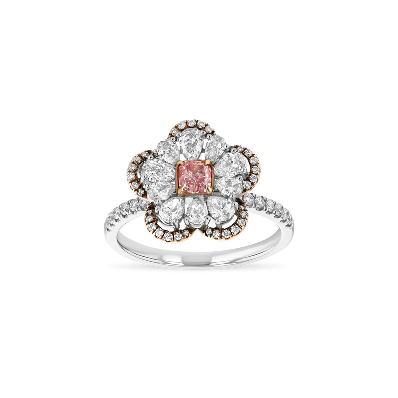 0.22 ct Pink Diamond Ring