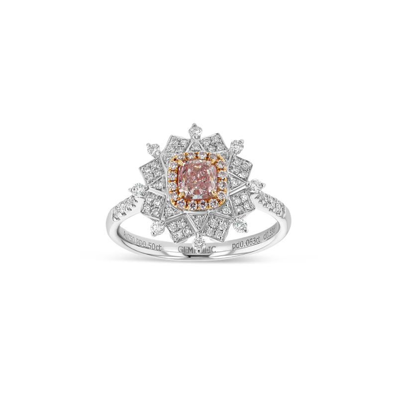 0.59 ct Pink Diamond Ring